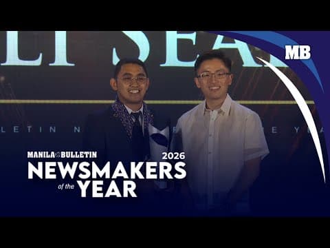 Manila Bulletin Newsmaker of the Year 2026